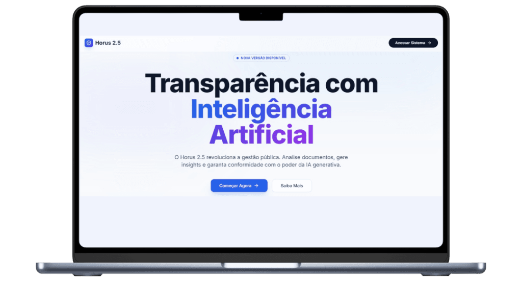 Interface do Dashboard Horus